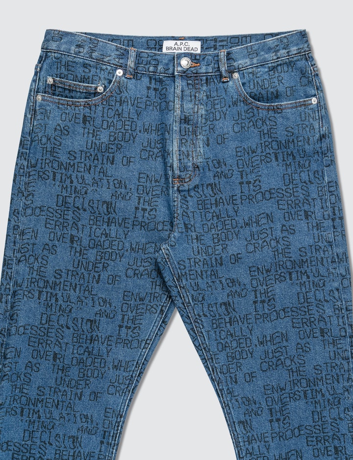 A.P.C. x Brain Dead Printed Washed Denim Placeholder Image