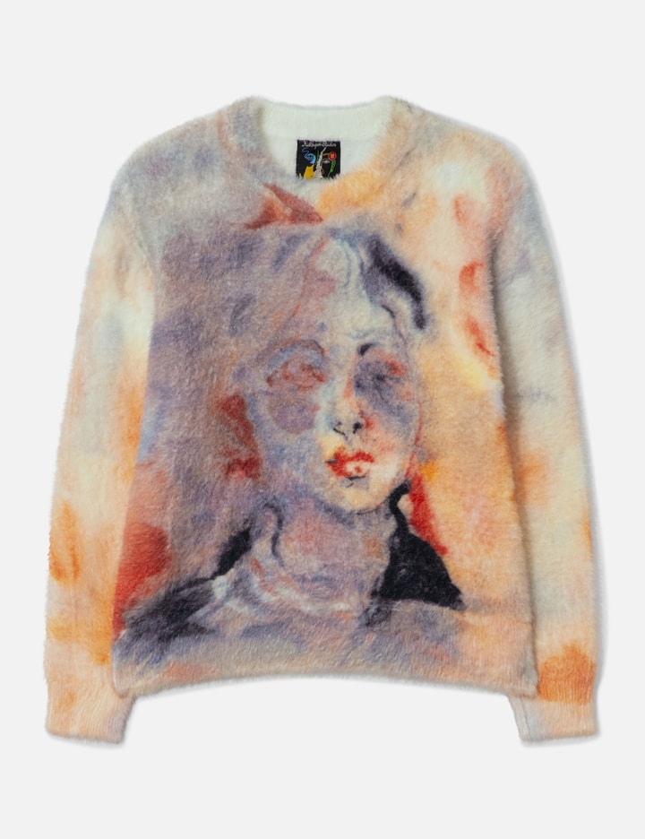 Watercolor Face Mohair Sweater Placeholder Image