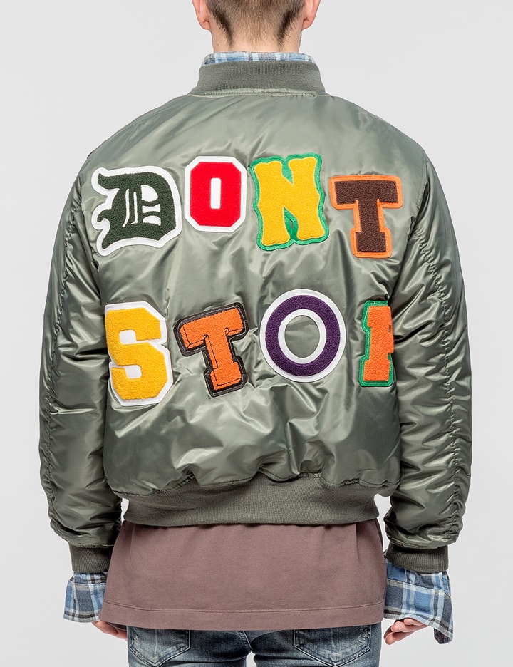 Don't Stop Bomber Jacket Placeholder Image