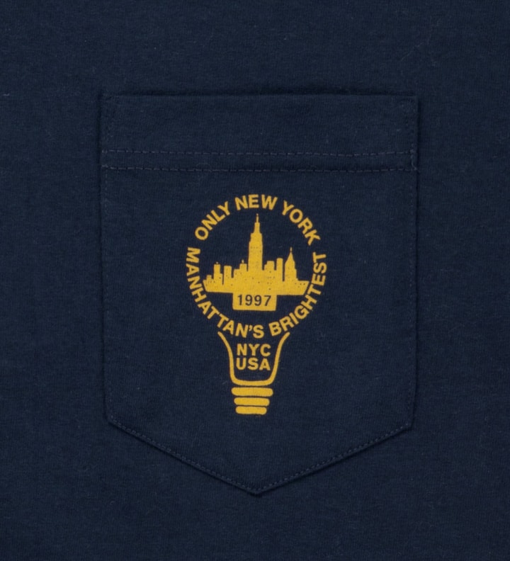 Navy NY Brightest Pocket T-Shirt Placeholder Image