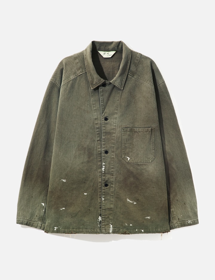 ANCELLM Herringbone Work Jacket