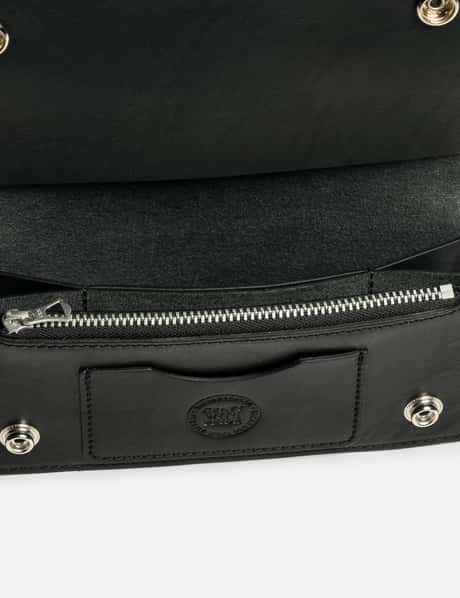 NEIGHBORHOOD Leather Trucker Wallet - Waxed Japanese leather long 