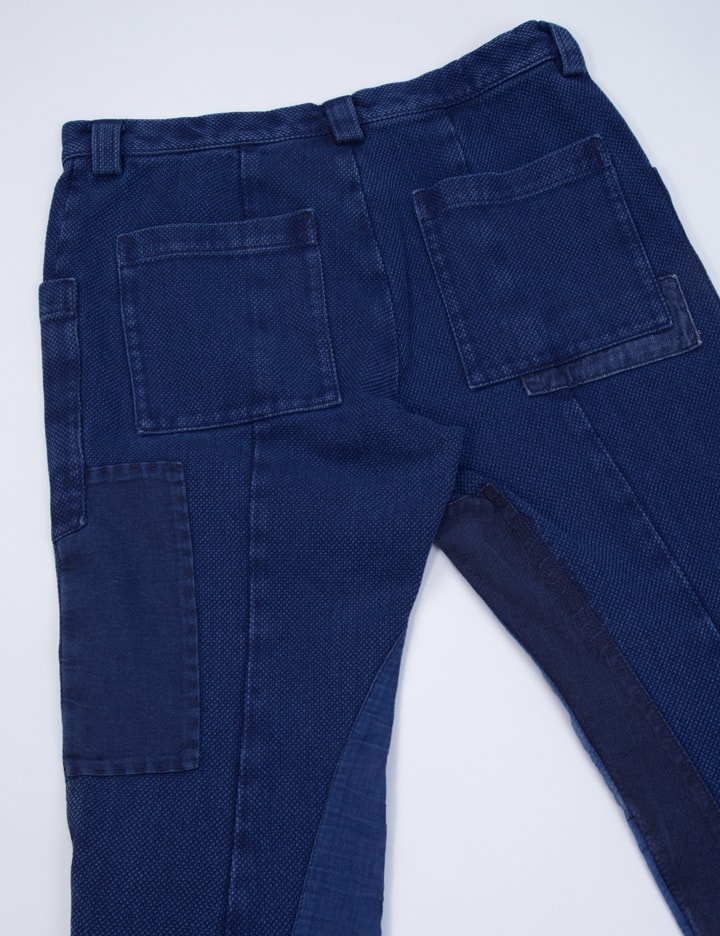 Pure Indigo "sashiko" Hand Patchwork Pants Placeholder Image