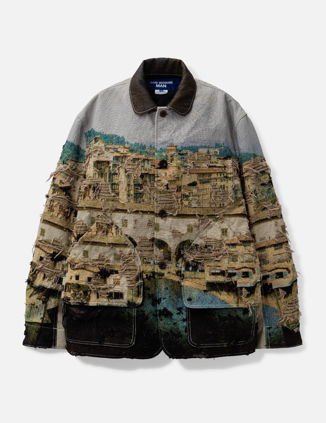 Gobelin Weave Button Up Blouson