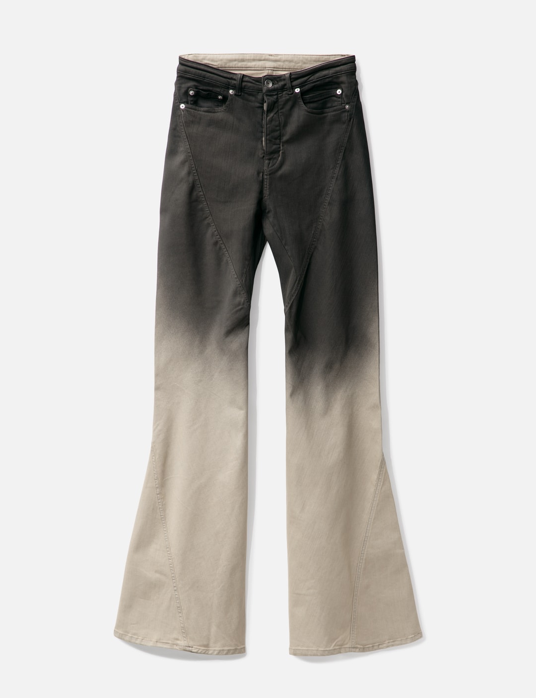 Rick Owens Drkshdw - Degraded Bias Bootcut Jeans | HBX - Globally 
