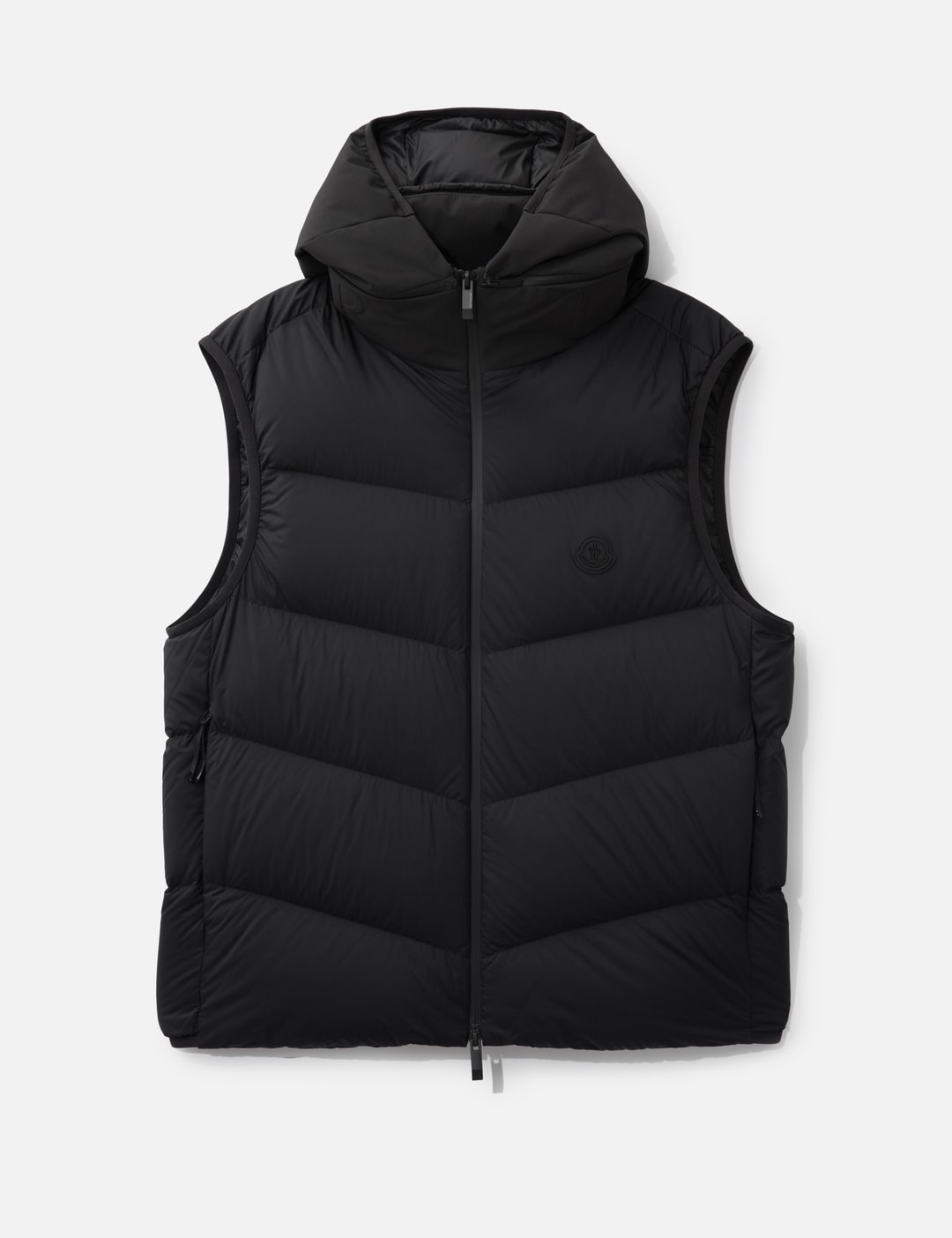 Guersac Diagonal-Quilted Hooded Down Gilet view 16