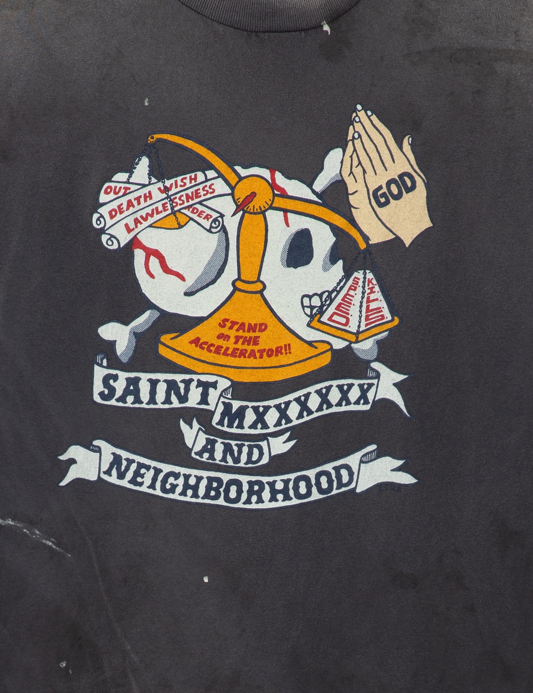 Mxxxxxx × NEIGHBORHOOD STHD.Pray Short Sleeve T-Shirt view 18