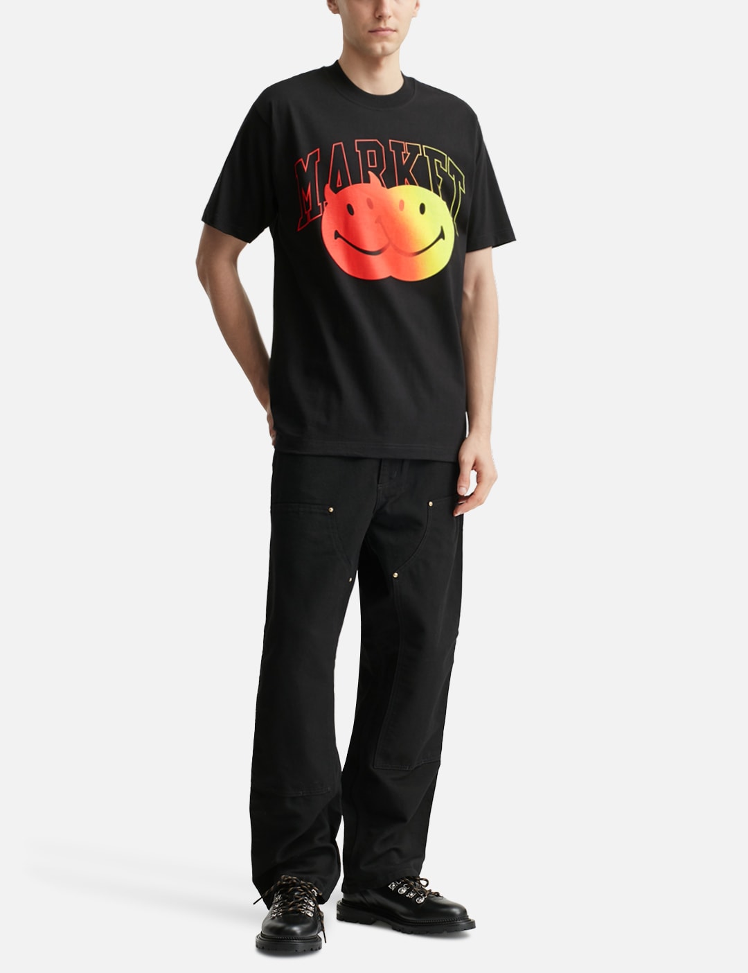 X Smiley Good And Evil T-Shirt view 20