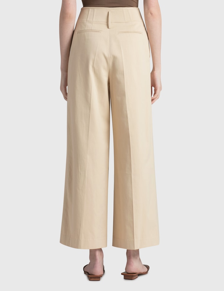 Lucca Cotton Wide-leg Slit Trousers Placeholder Image