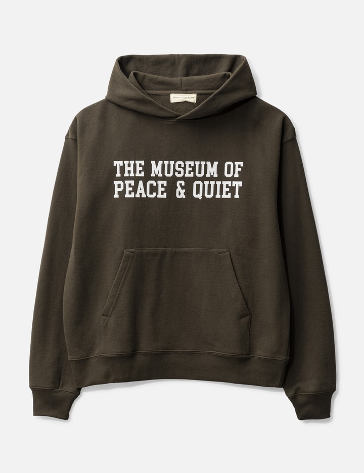 Museum Of Peace & Quiet Campus Hoodie In Brown