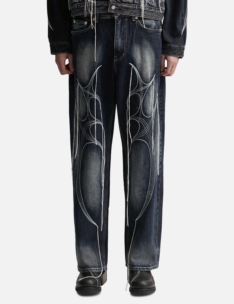 thug club パンツ　デニム　サイズ2 スタッズ　kohjiya着用 サグクラブ TC23PT0601 スタッズデニムパンツ メンズ 2 Thug Club