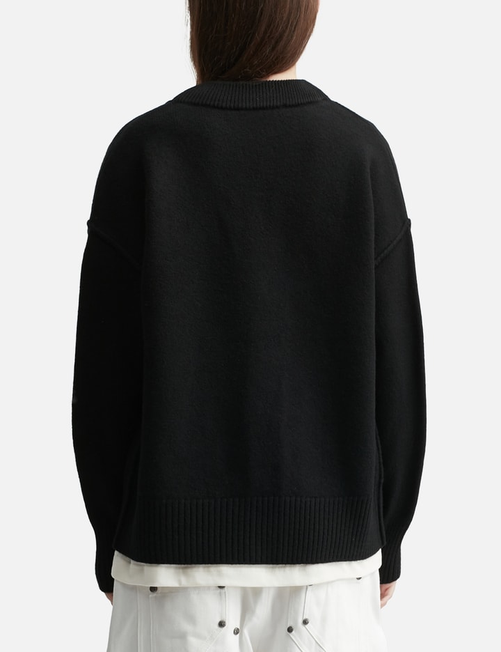 Cardigan With Contrasted Ami De Coeur Placeholder Image