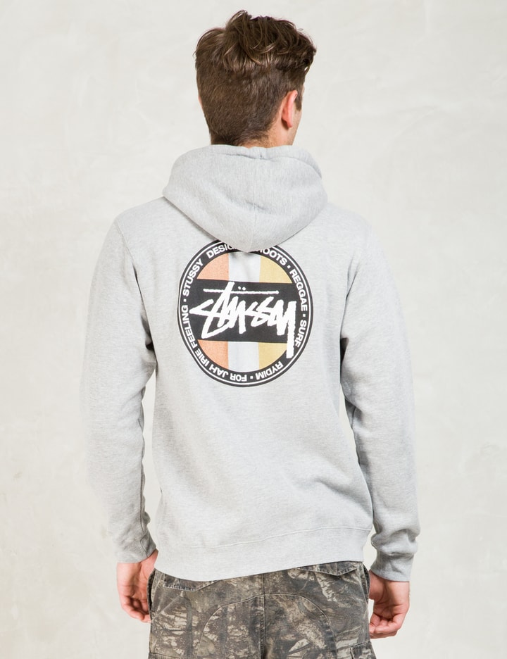 Stüssy Grey Metallic Dot Zip Hoodie
