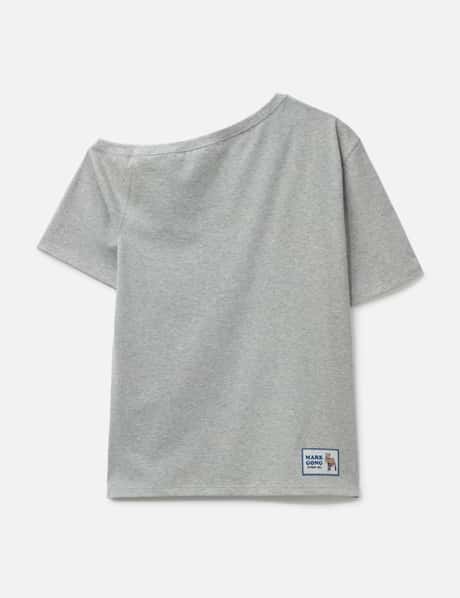 Off-Shoulder Short Sleeve T-Shirt With Sweet Treat Sheep Print view 8