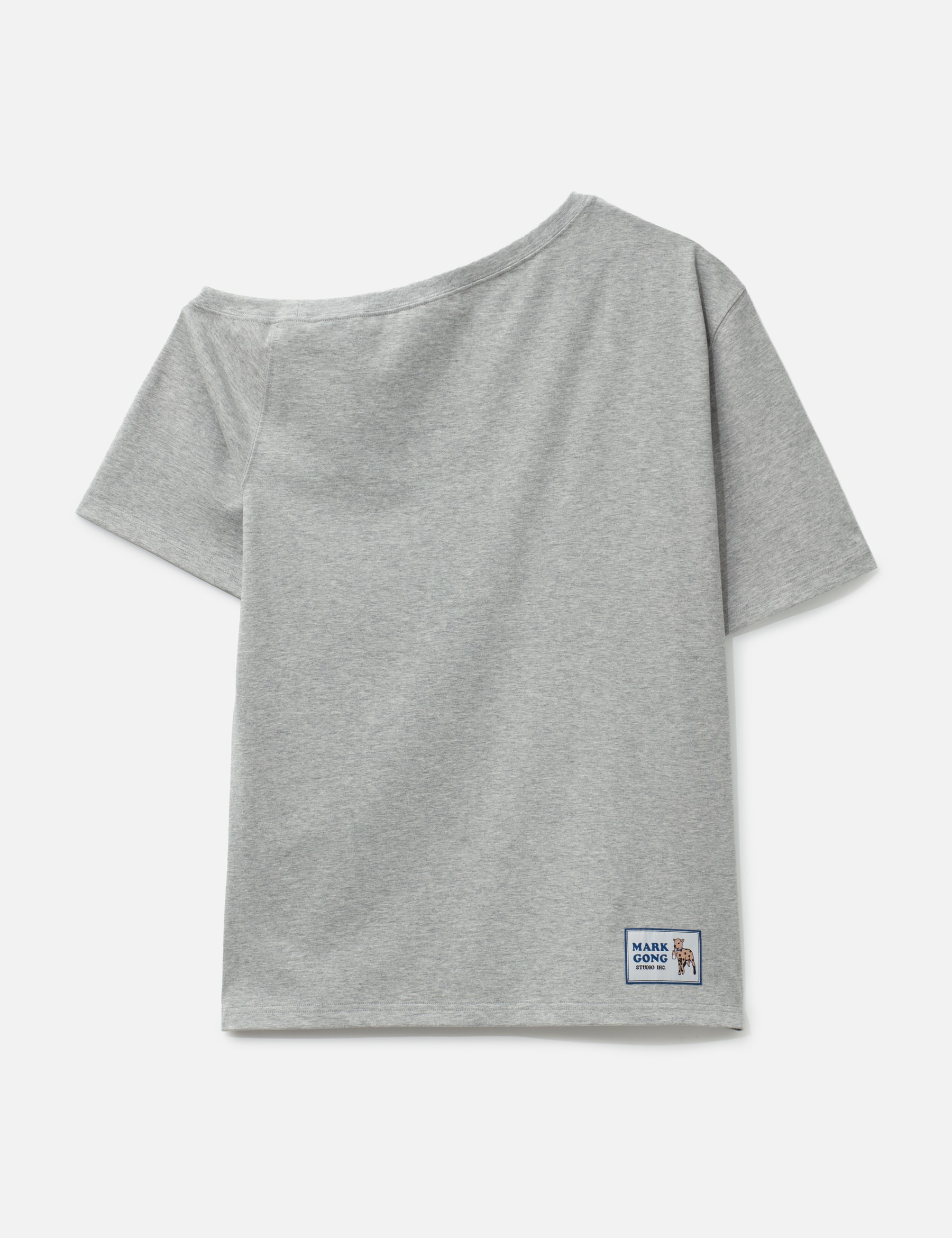 Off-Shoulder Short Sleeve T-Shirt With Sweet Treat Sheep Print view 17