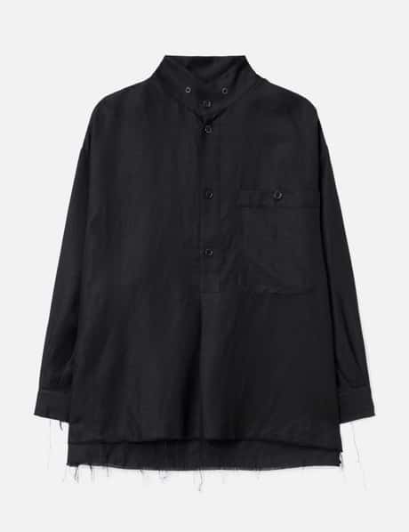 TEAM WANG design Acceptance Oversized Draped Shirt