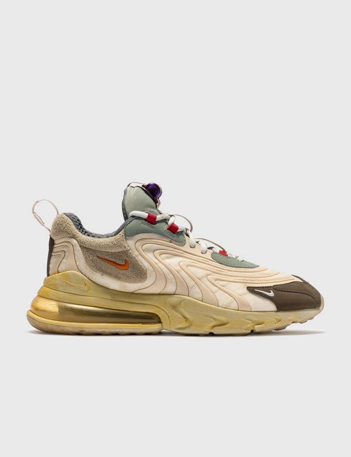 Nike X Travis Scott Air Max 270 React "cactus Trails" Sneakers In Beige