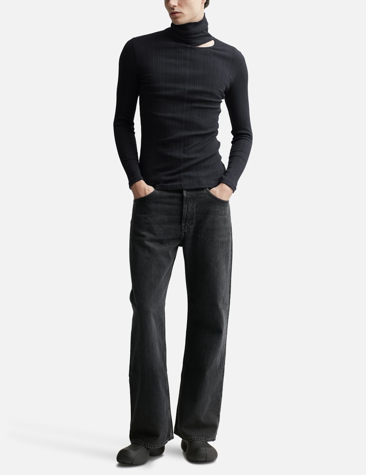 Turtleneck with Asymmetrical Opening Placeholder Image