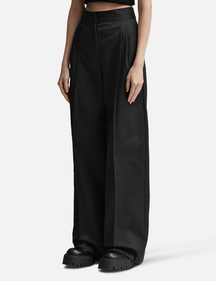 Double Pleat Pants in Cotton Gabardine Placeholder Image