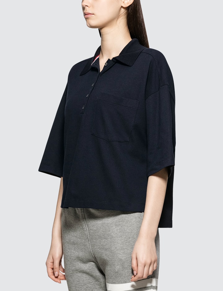 Oversized Ss Pocket Polo In Classic Pique Placeholder Image