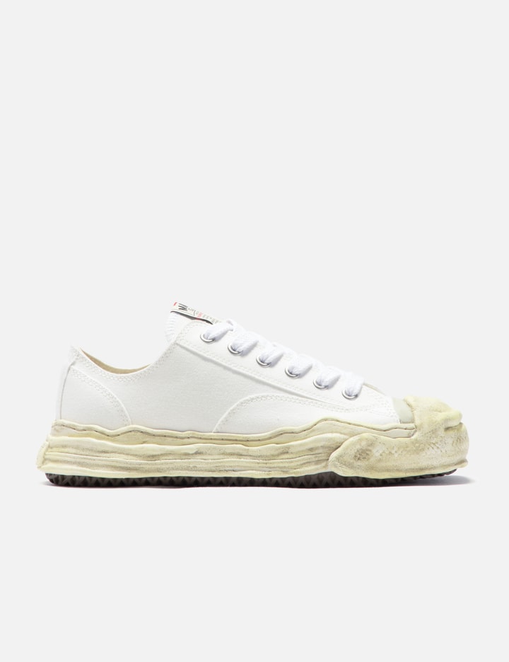 Miharayasuhiro Original Sole Garment Dyed Canvas Low-top Sneaker In White