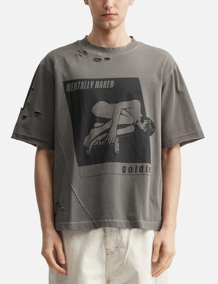 Naked Distressed Washed T-Shirt Placeholder Image