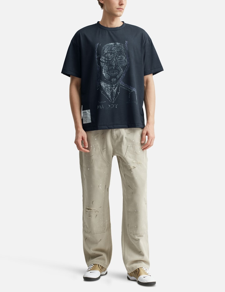 Tolq Short Sleeve Trompe L'oeil Scratch T-shirt