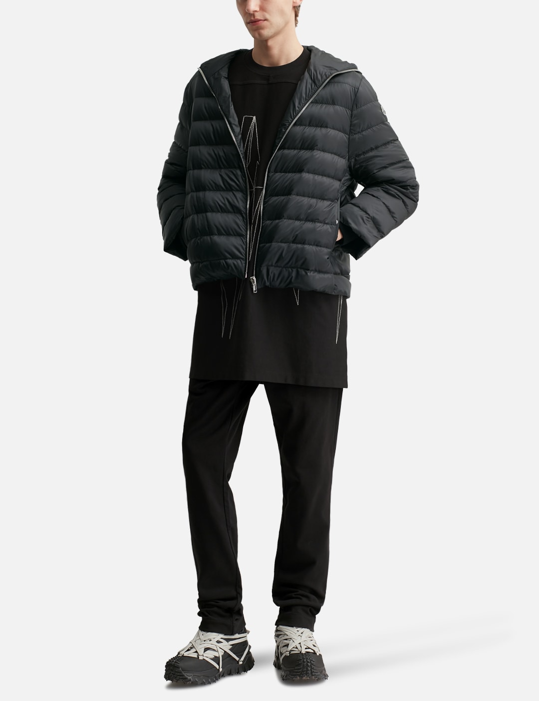 Moncler + Rick Owens Cotton Track Pants view 15