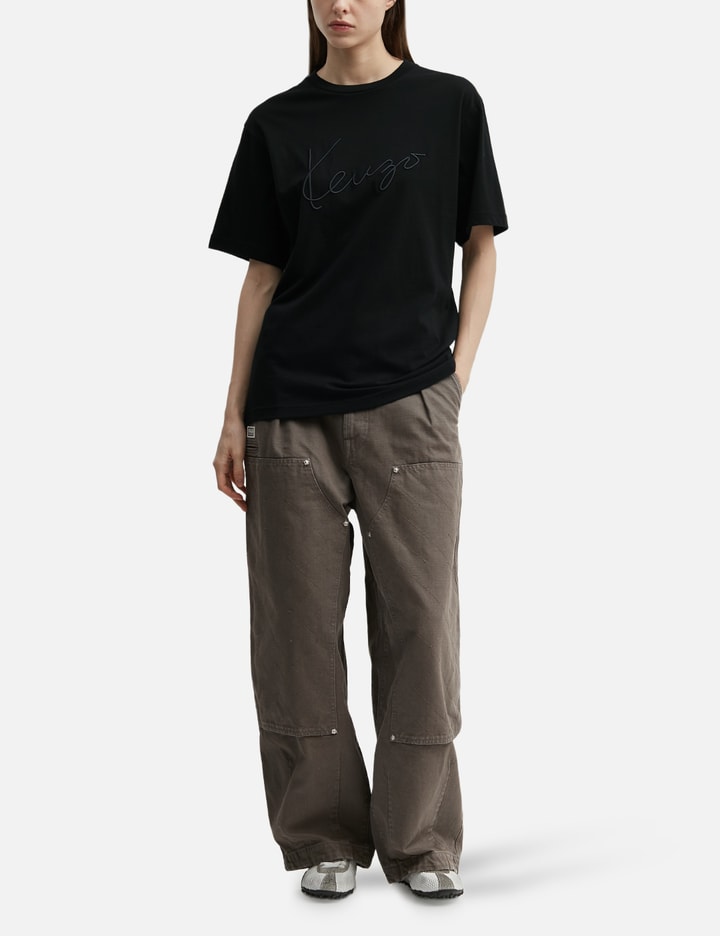 Kenzo 'KENZO Signature' Embroidered T-Shirt