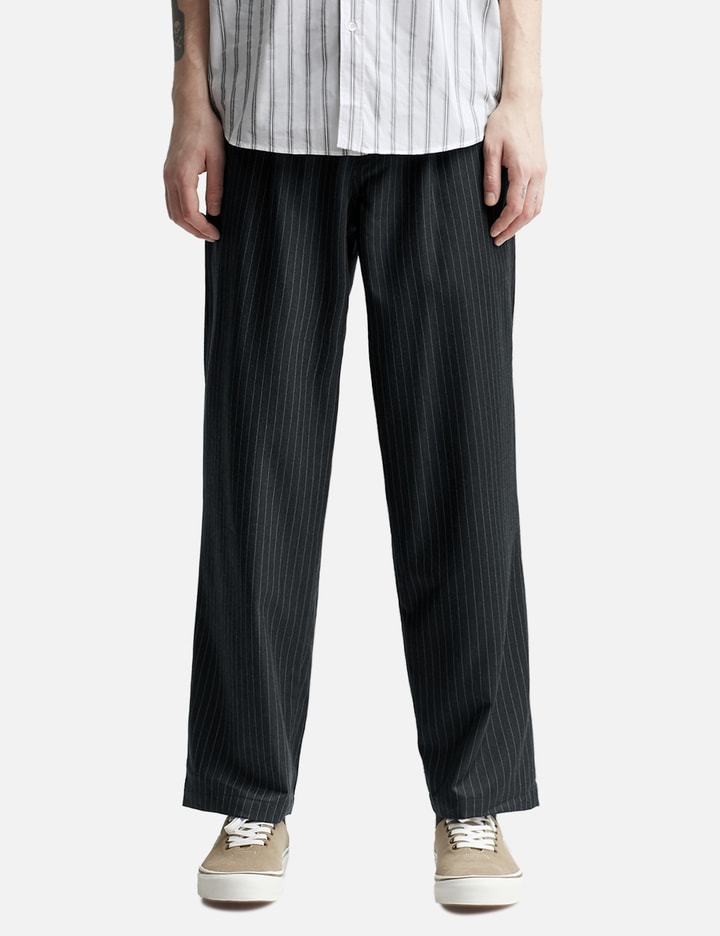 Stripe Volume Pleated Trousers Placeholder Image