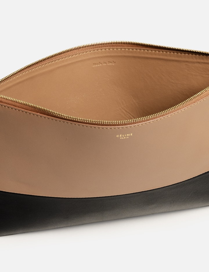 CELINE Two Tone Leather Clutch