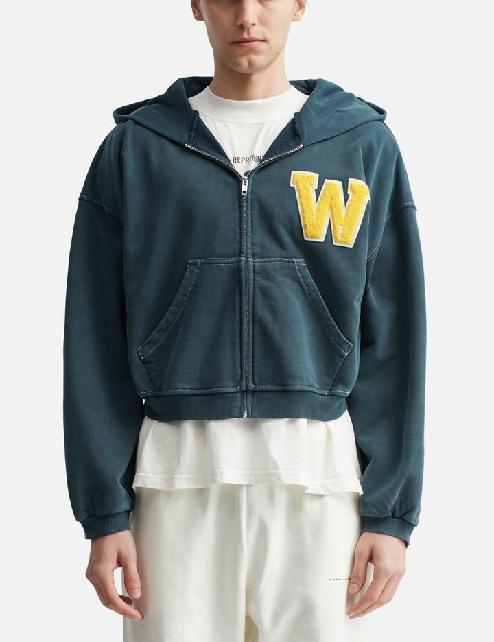 Warm Winter Days Varsity Zip Up Hoodie