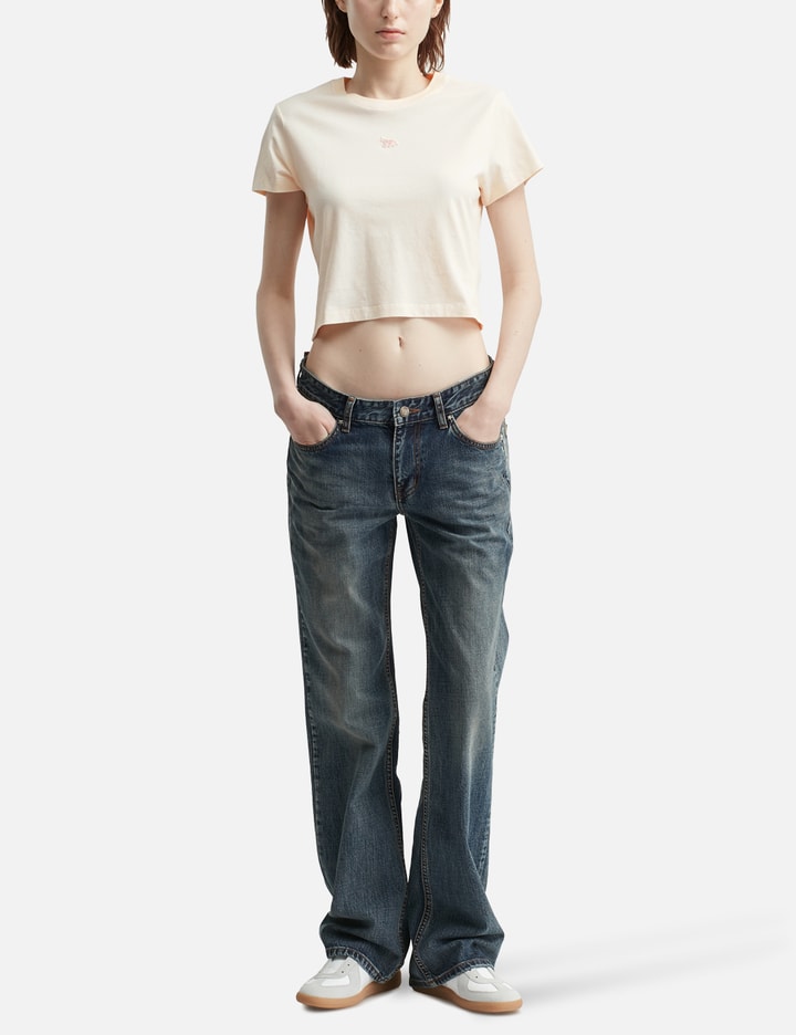 Maison Kitsuné Baby Fox Baby T-shirt In Neutral