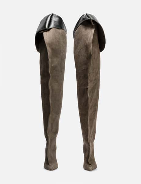 Scrunch thigh high boots Clearance