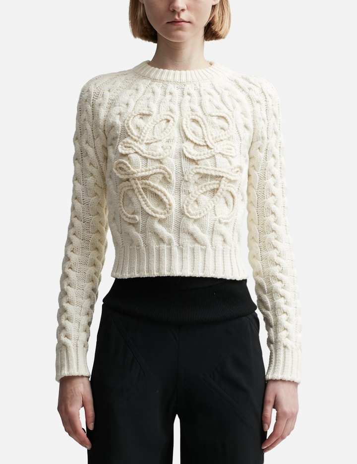 Shop Loewe Sweater In White
