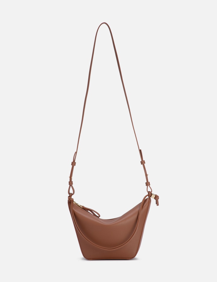 Loewe Hammock Drawstring Small Leather Shoulder Bag In Brown