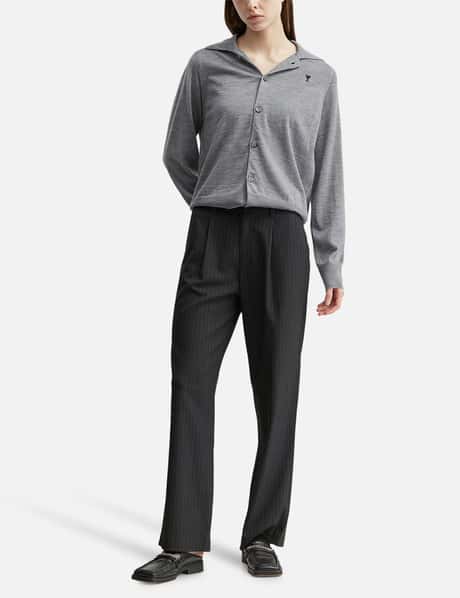 Wool Shirt Collar Ami De Coeur Cardigan view 14