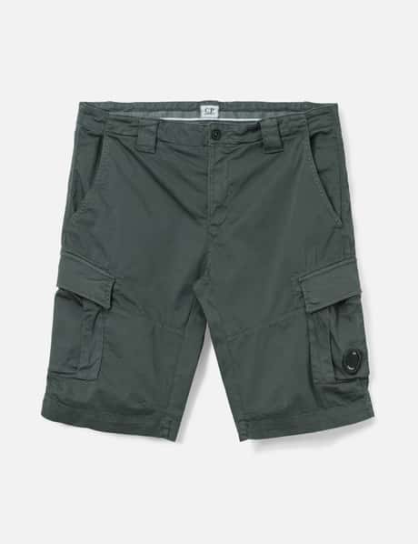 Bermuda Cargo In Satin Stretch view 6