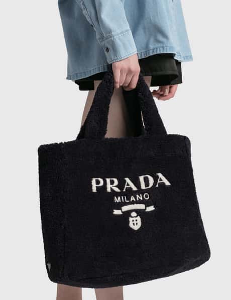 Prada Small Terry Tote Bag - Pink for Women