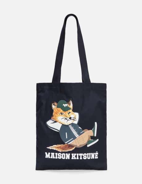 Maison Kitsuné Dressed Fox Vertical Tote Bag