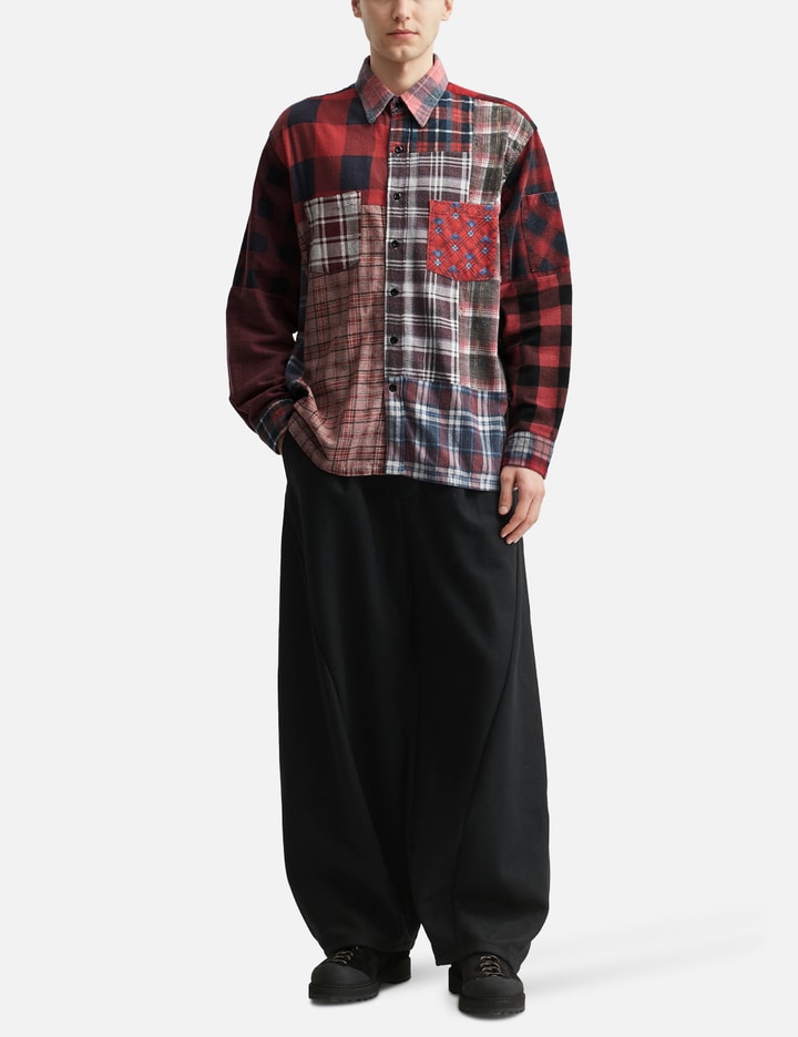 Straight Hem Flannel Shirt Placeholder Image