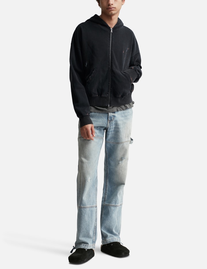 Destroyed Workers Zip Hoodie Placeholder Image