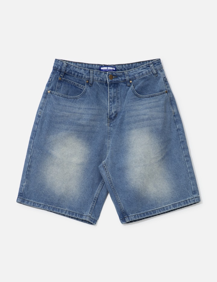 Warped Denim Shorts Placeholder Image