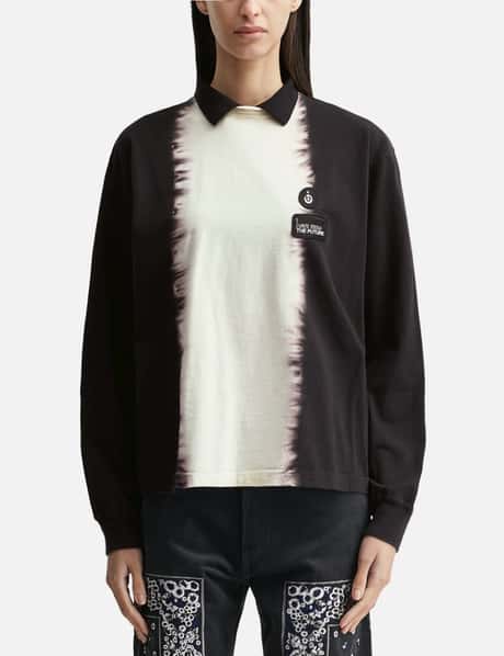 NÒMARHYTHM TEXTILE Hand Dye Polo Tee Shirt