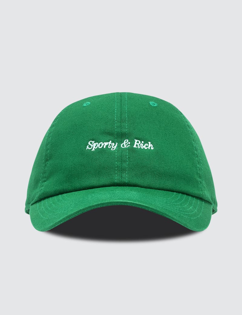 sporty and rich green cap