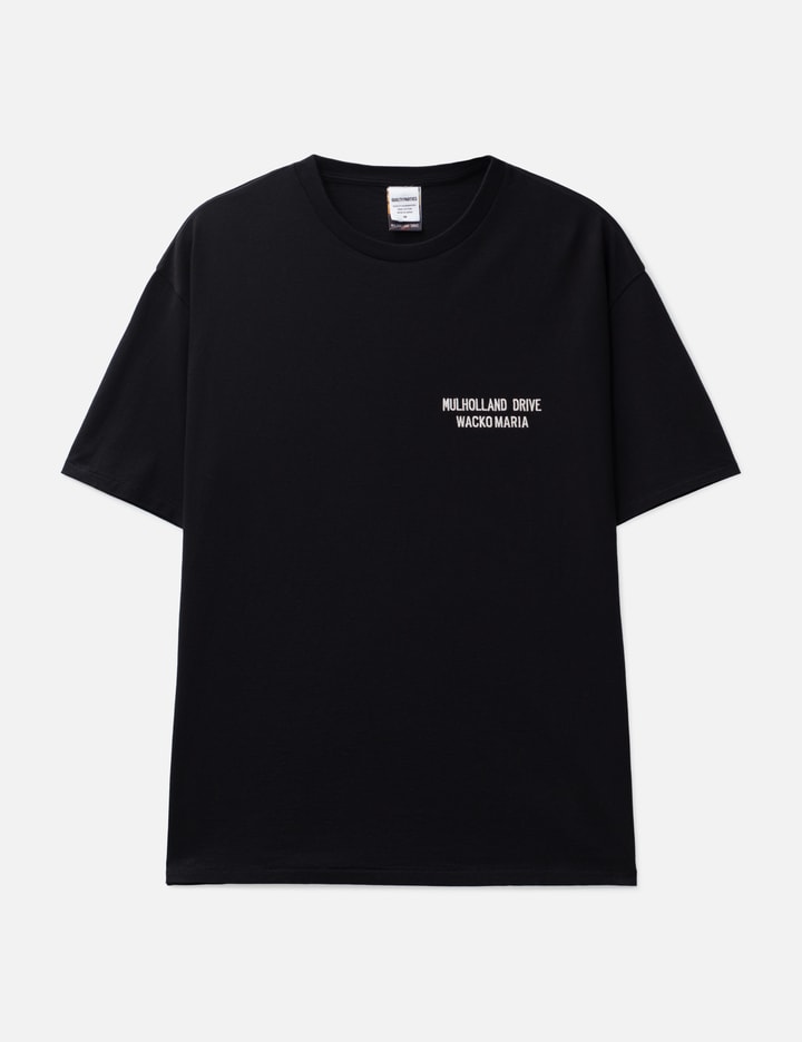 WACKO MARIA Mulholland Drive / Washed Heavy Weight Crewneck T-Shirt