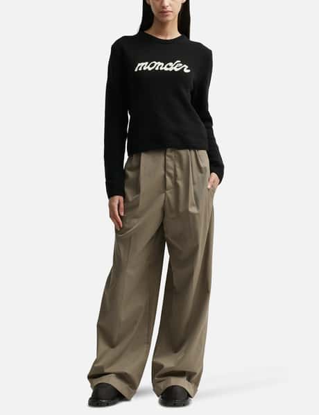 Embroidered Logo Wool & Cashmere Sweater view 11