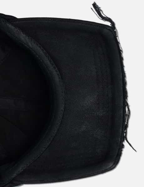 "Thorne" Embroidered Cap In Black view 11