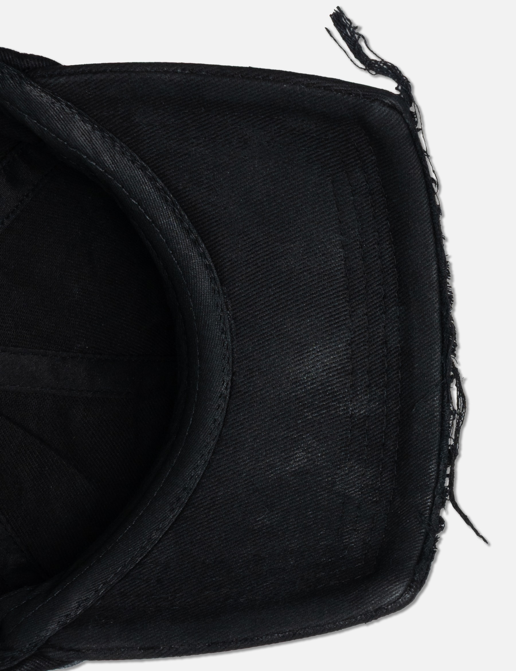"Thorne" Embroidered Cap In Black view 16