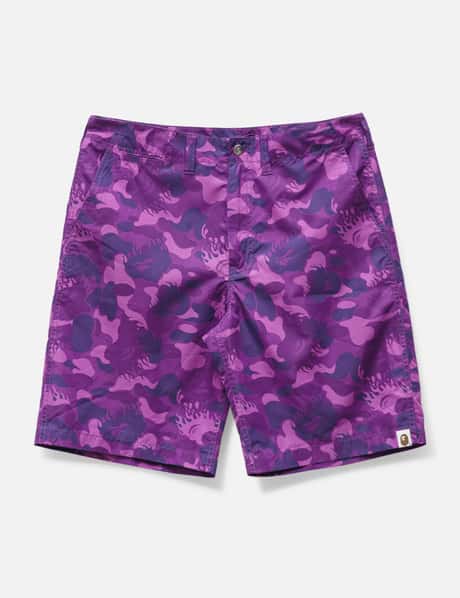 BAPE Bape Camouflage Nylon Shorts
